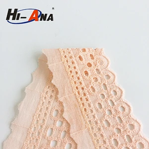 raw white cotton guipure lace