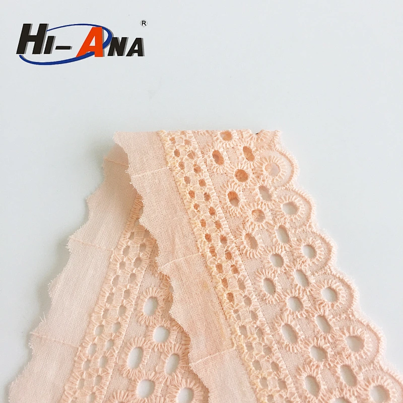 raw white cotton guipure lace