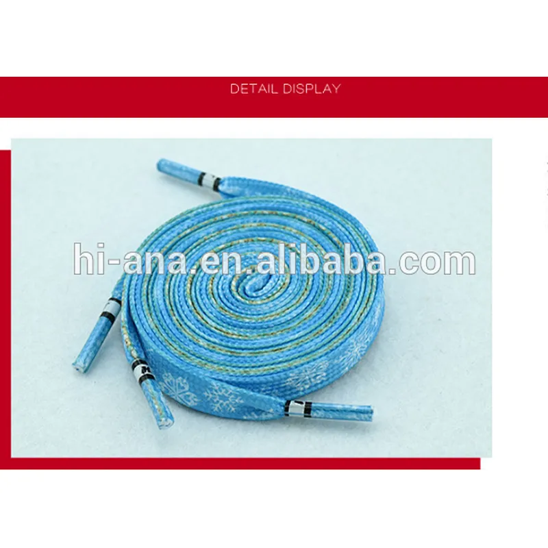 High - quality polyester star letters lace rope clothing accessories shoelaces