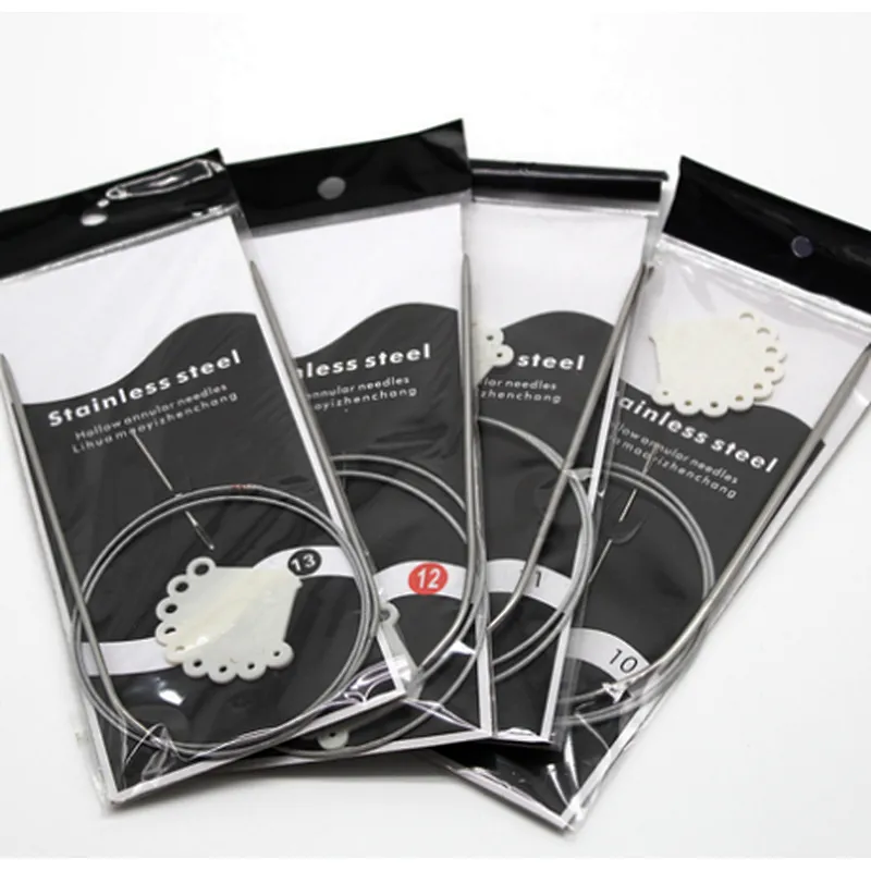 Stainless Steel Circular Knitting Needles Set 6-10#