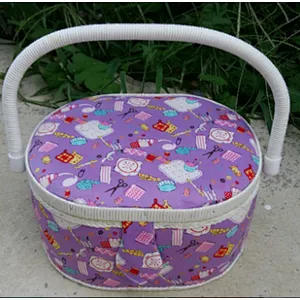 hi-ana Sewing kit 8 Needle box box to accept basket basket basket weaving needle - line baskets