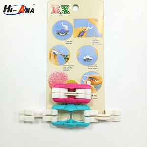 High quality mini ball pompom maker knitting loom