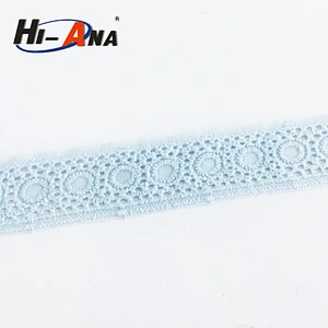 narrow white cotton lace trim