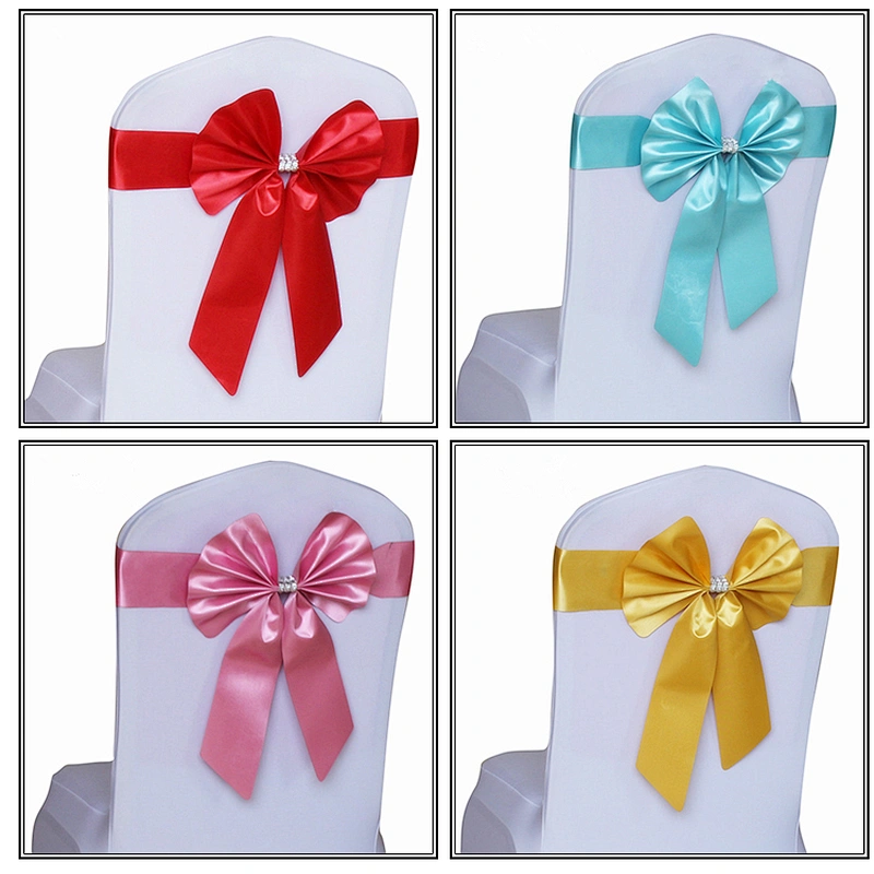 Wedding Wholesale Banquet Decoration Spandex Chair Cove Hoods Sash