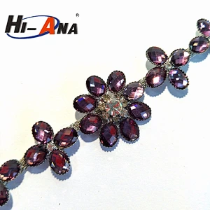 Cheap price china team Wholesale New rhinestone applique trim