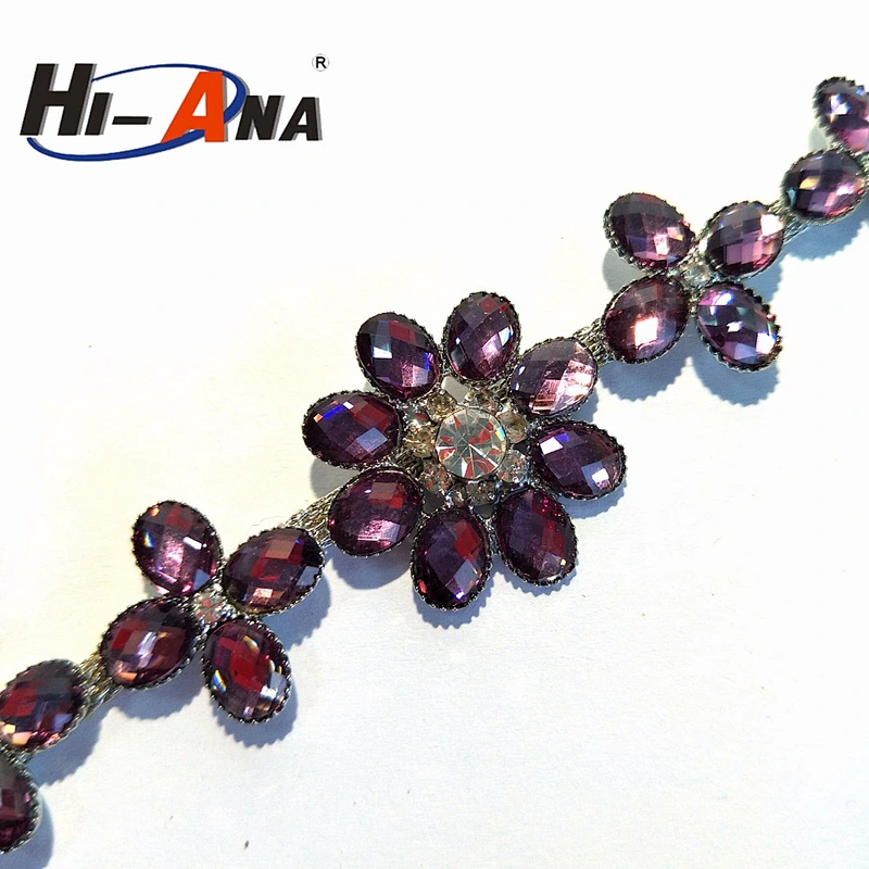 Cheap price china team Wholesale New rhinestone applique trim