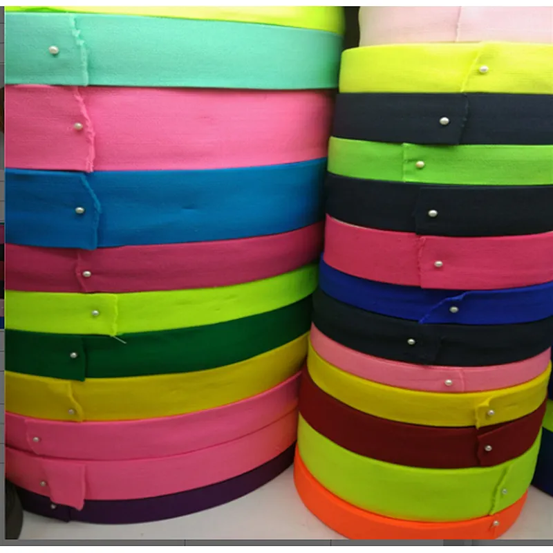 hi-ana ribbon 135 Wholesale wide colorful elastic band/decorative bra straps