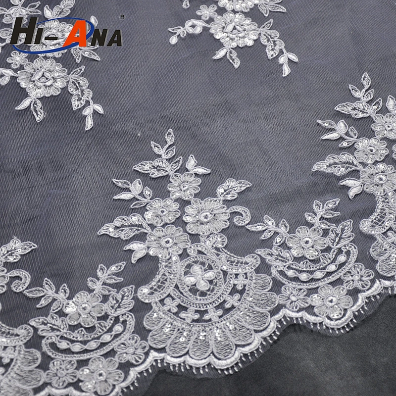 Your one-stop supplier Ningbo embroidery lace curtain fabric