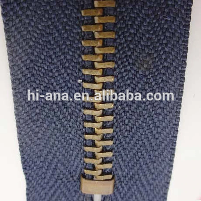 no 5 Jeans Zipper with C/E, Semi-Auto