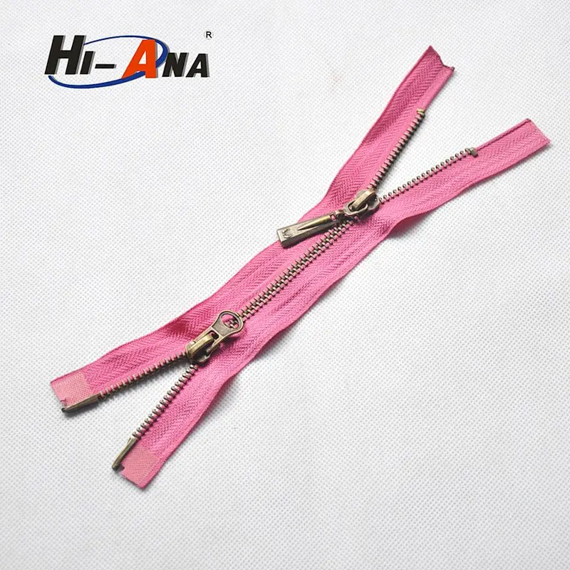 Over 15 Years experience Different size golden metal zipper