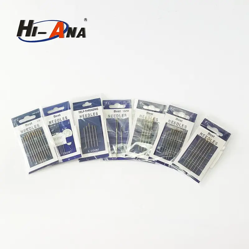 hand embroidery needles 2 count per card