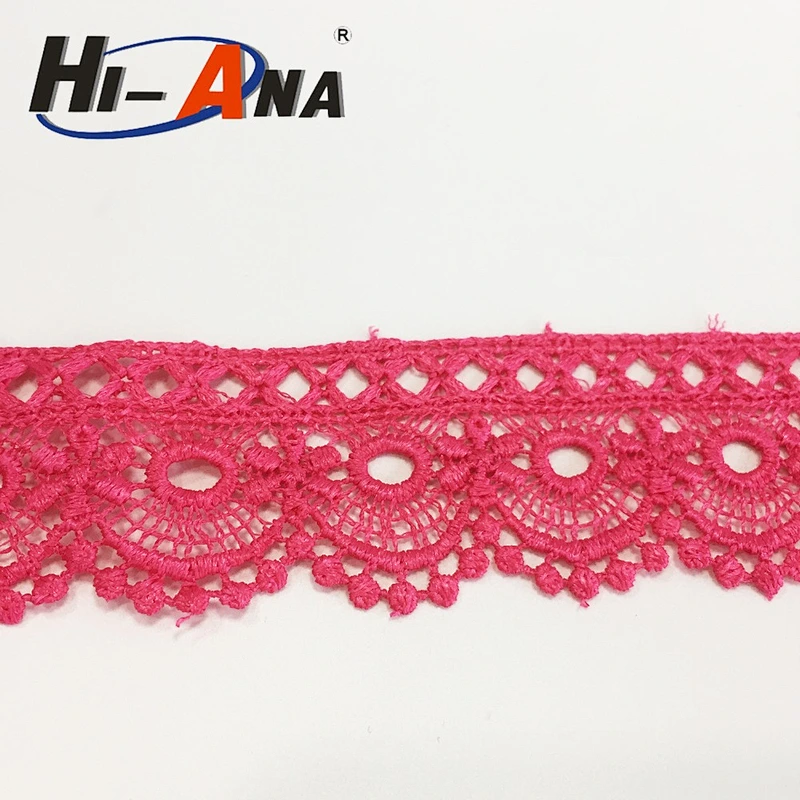 hi-ana lace1 Expert logistice ensures delivery quickly Cheaper guipure chemical lace