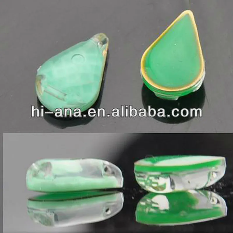 fashion resin rhinestone with hole for sew on