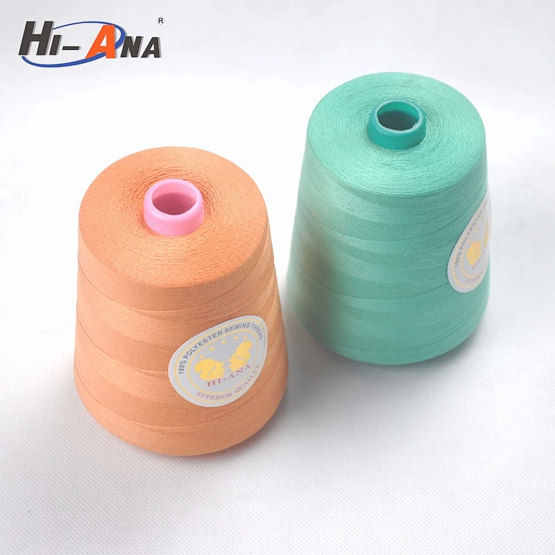 hiana thread2 24 hours service online Strong 40/2 polyester sewing thread