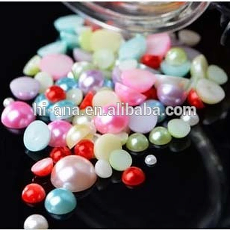 fashion half pearl beads