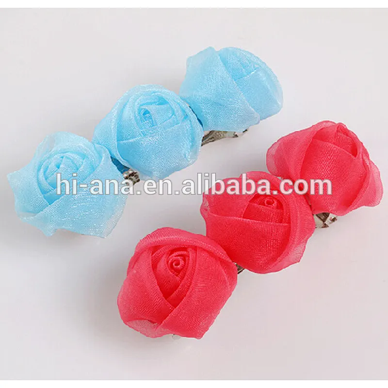 100 3.5cm snow ribbon with rose bud DIY hand flowers clothing accessories accessories three-dimensional bud