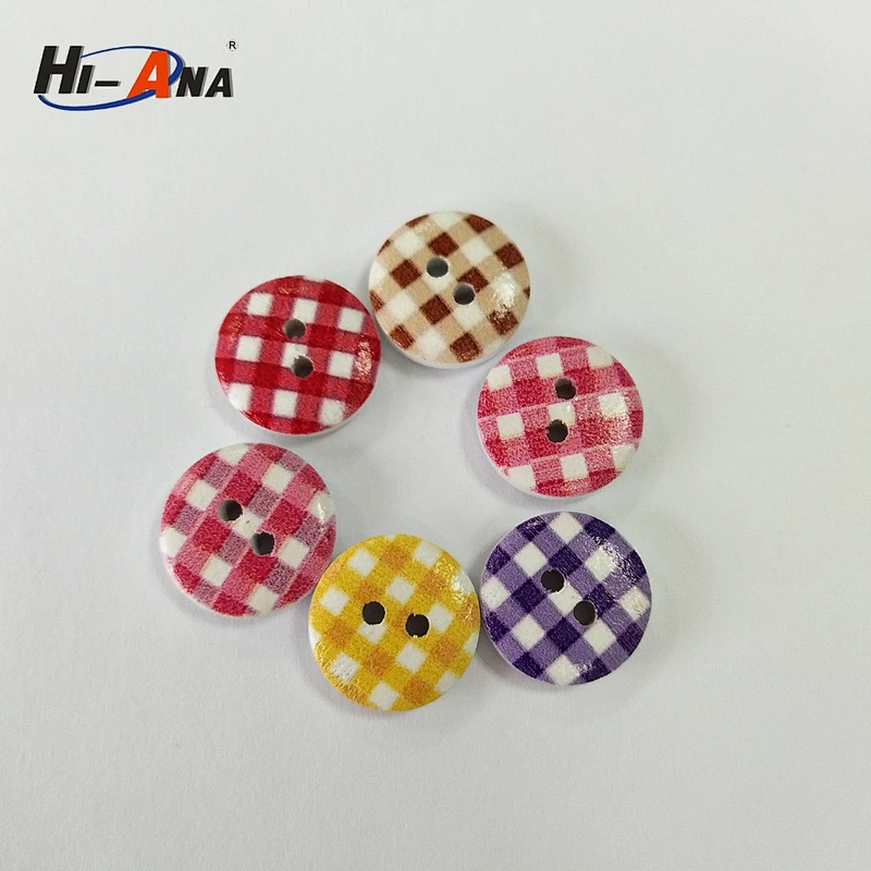 custom wood buttons