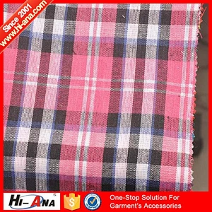 hi-ana fabric1 One to one order following Cheaper yarn dyed shirting fabric