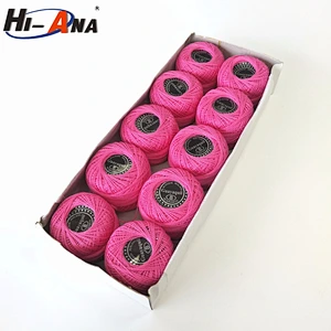 One stop solution for customised LOGO printed perle cotton thread