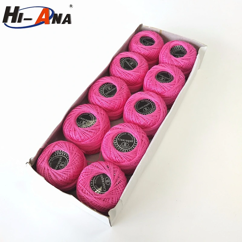 One stop solution for customised LOGO printed perle cotton thread