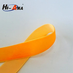 hi-ana ribbon2 One to one order following multi color double sided velvet ribbon