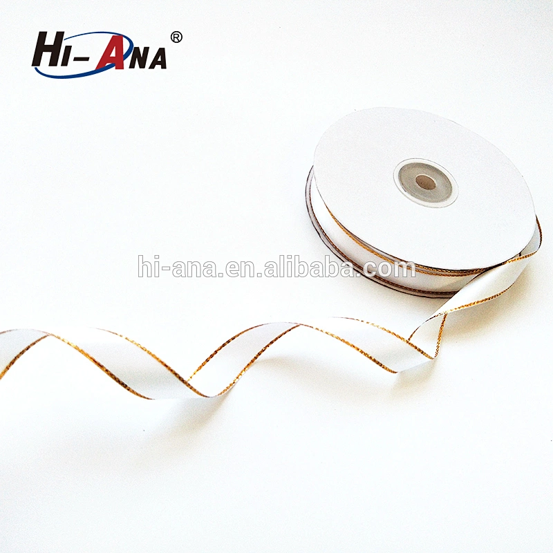 white satin ribbon