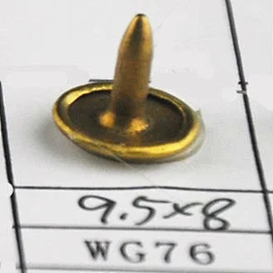 leather rivets and studs size 9.5x8mm