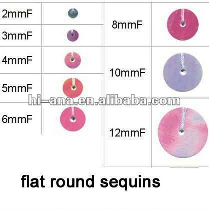 PVC flat spangle sequins