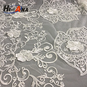 20 QC staffs ensure the quality Finest Quality embroidery french lace