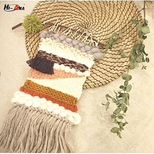 Chinese manufacturer Customize ODM OEM Kids traditional toy creative wooden weaving loom