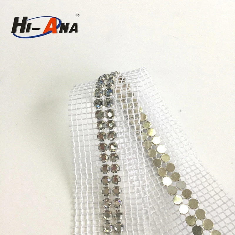 hi-ana rhinestone2 One to one order following multi color wholesale rhinestone trim