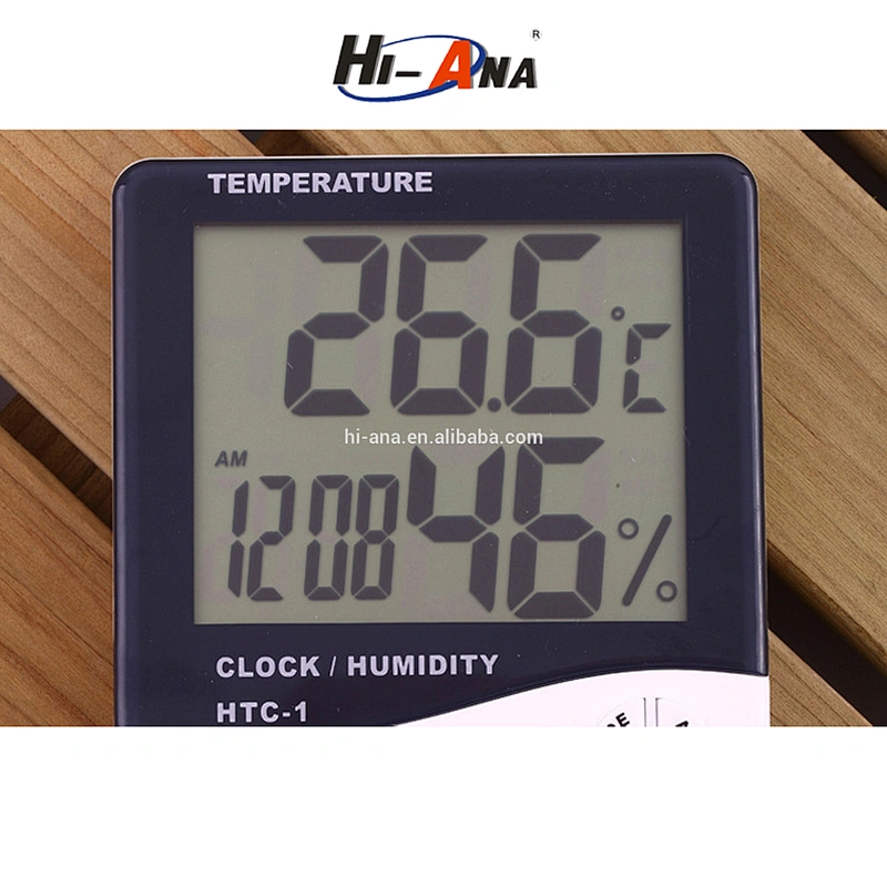 [Three-year warranty]Indoor thermometer Electronic thermometer Hygrometer Weather Station Alarm Clock for Indoor Room