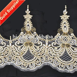 Wedding Polyester French Lace Fabric With New Designs