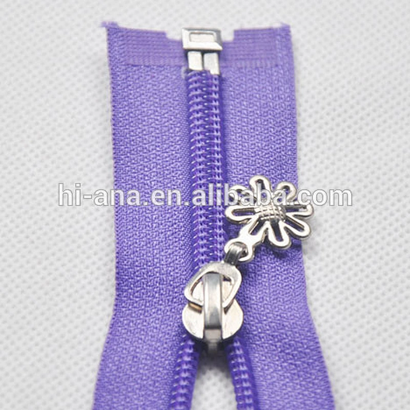 No 5 Nylon Zipper With Fancy Slider O/E