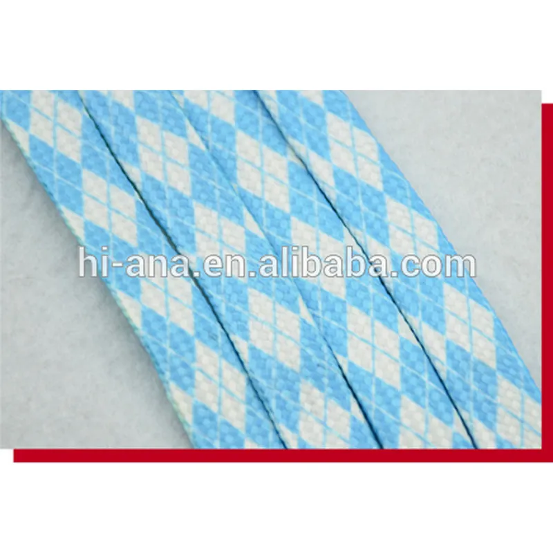 Wholesale wide flat round head colorful brick shoelace color rainbow white lace length customized