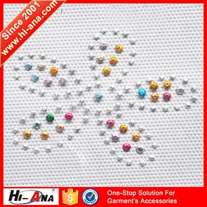 Over 95% accessories exported Custom Gift custom rhinestone transfer