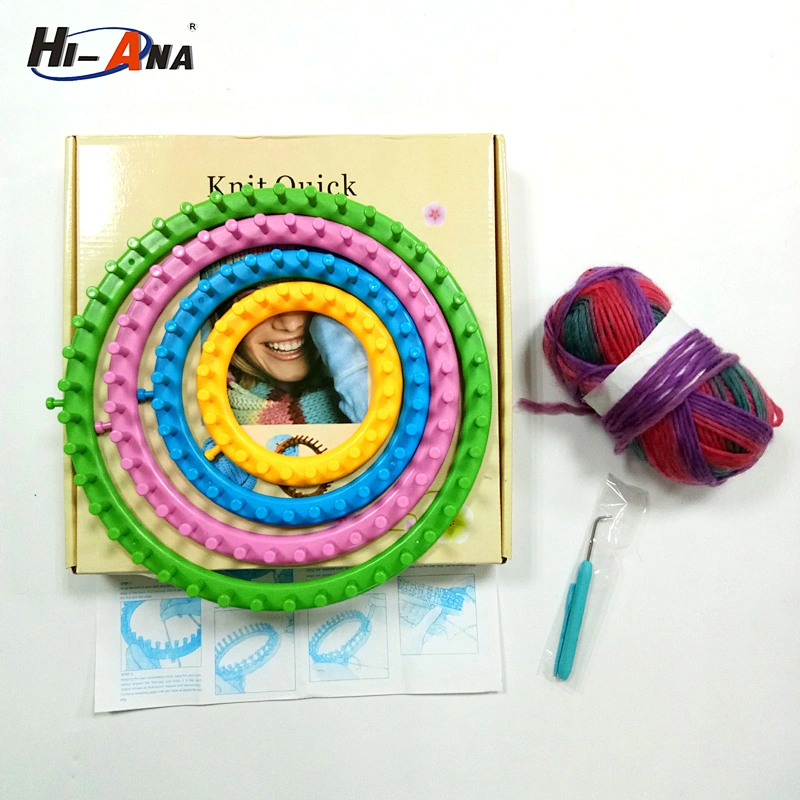 Fashionable Design Various Models Plastic round diy knitting scarf loom