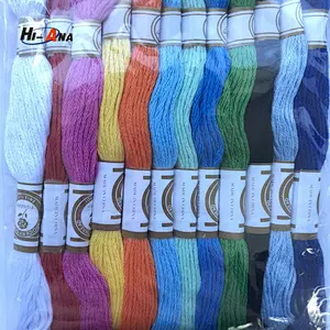 DIY 100% Cotton customized Embroidery Thread