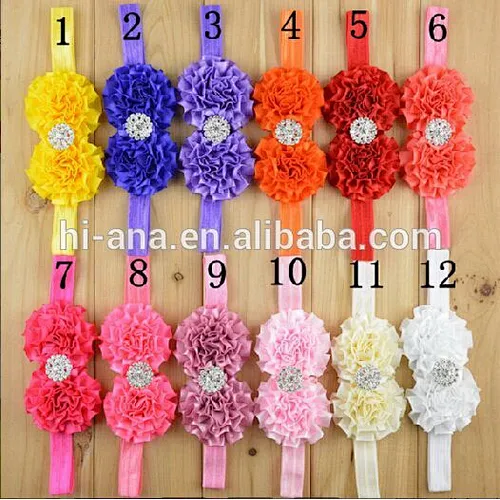 2016 Burst Satin Ribbon Floral with children's Christmas headdress 26-color spot