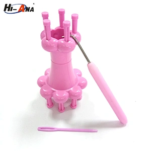 Fashion Plastic Spool Crochet Loom Knitter Knitting Yarn Wool Rope knitting loom