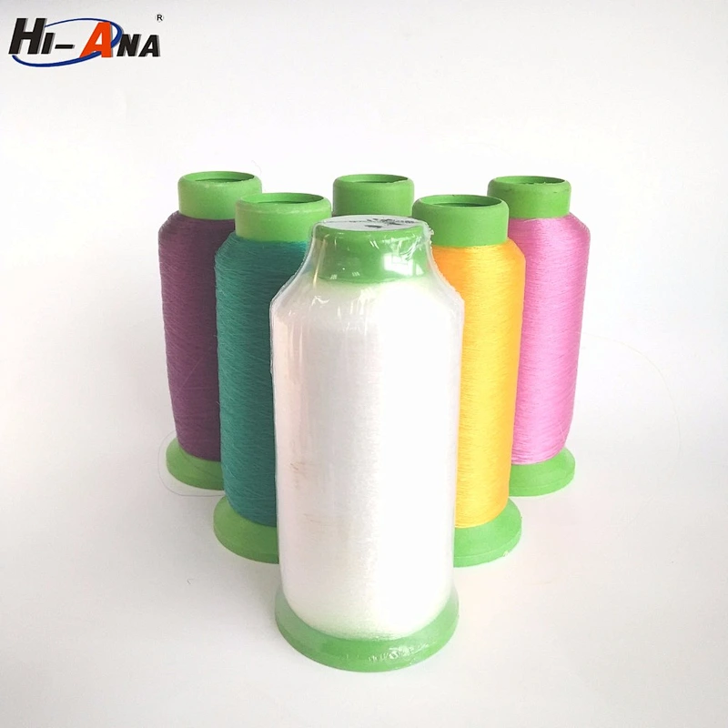 Custom made print logo Top quality wooly nylon thread