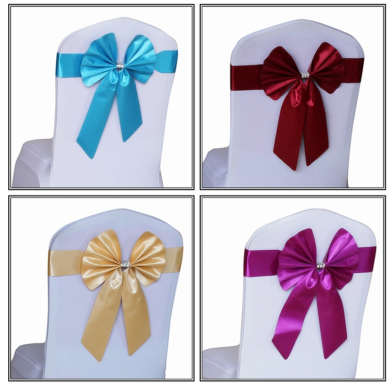 Wedding Wholesale Banquet Decoration Spandex Chair Cove Hoods Sash