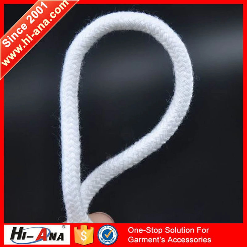 hi-ana cord3 15 years factory experience Good supplying 5mm cotton cord