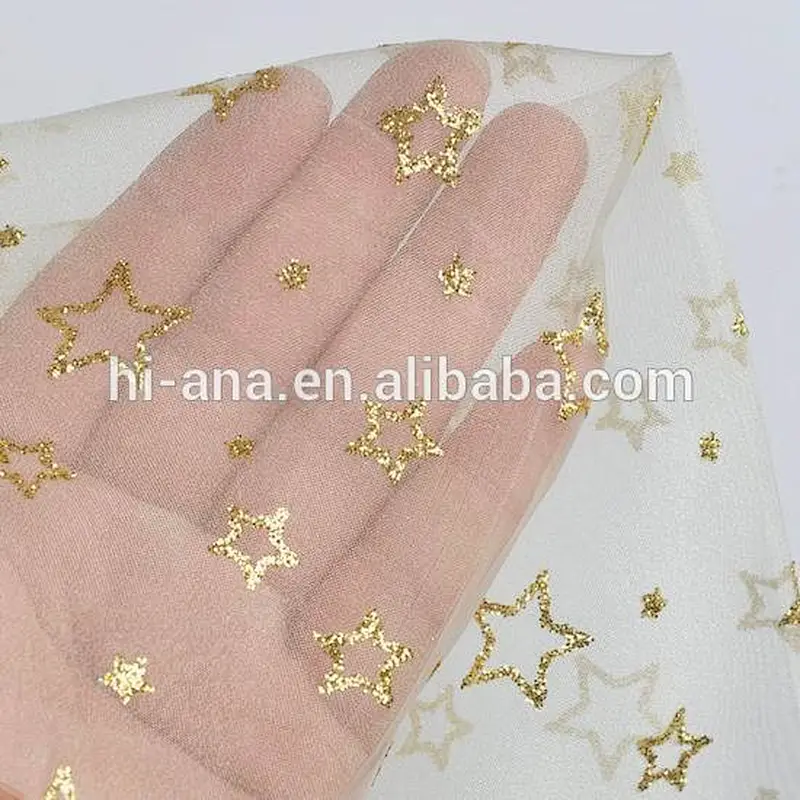 glitter organza fabric