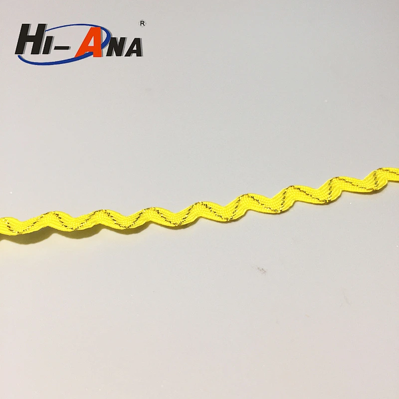 Ric-rac Lace Trim with gold colors