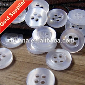 Wholesale Fancy Pearl 18L Resin Shirt Button For Shirts