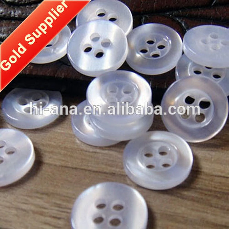 Wholesale Fancy Pearl 18L Resin Shirt Button For Shirts