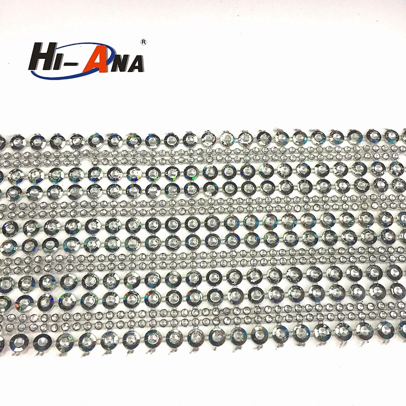 24line plastic base rhinestone trimming