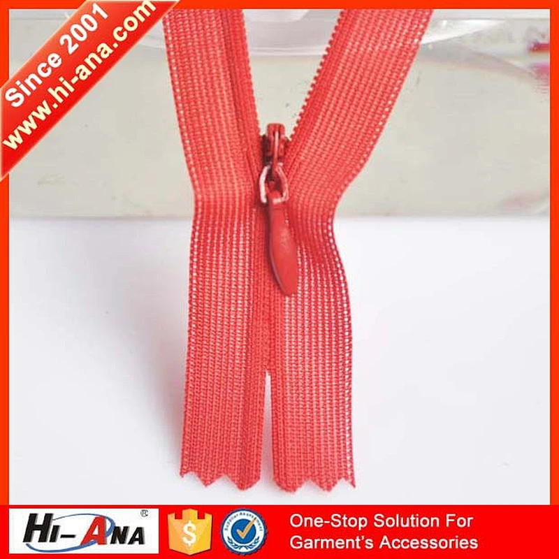 Cheap price china team various sizes conceal zipper