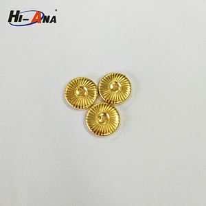 plating gold shank plastic sewing button